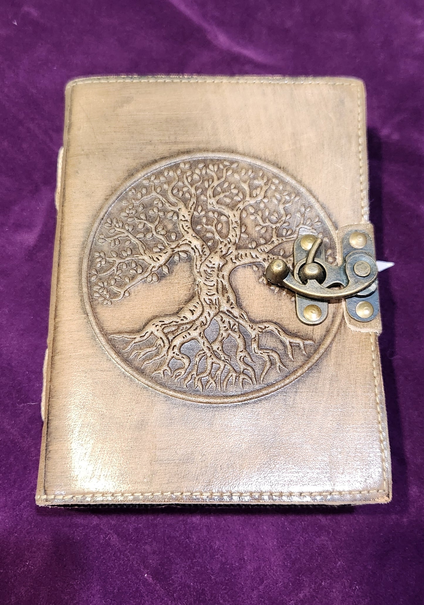 Book of Shadows with leather bindings