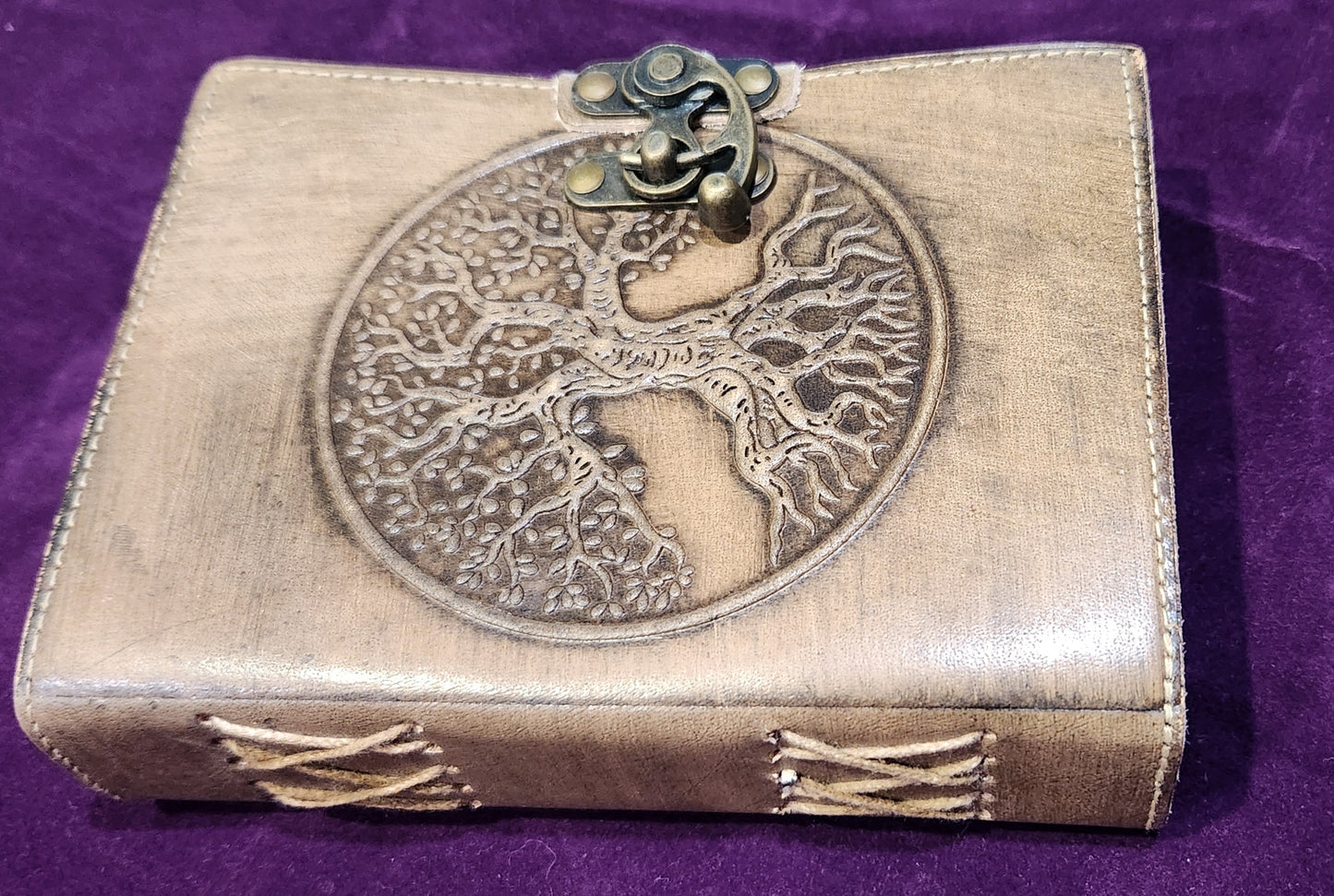 Book of Shadows with leather bindings