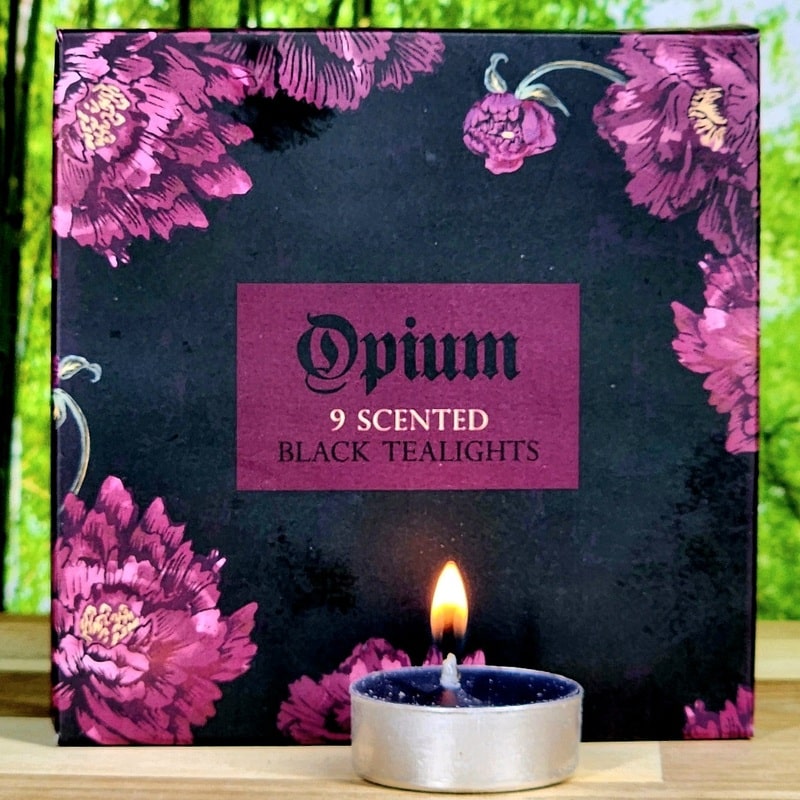 Opium Scented Black Tealights