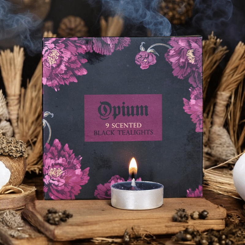 Opium Scented Black Tealights