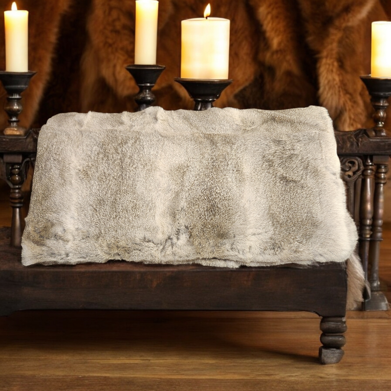 Fenrir's Comfort - Rabbit Pelt Blanket