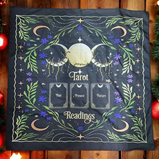 Past, Present, and Future Tarot Cloth