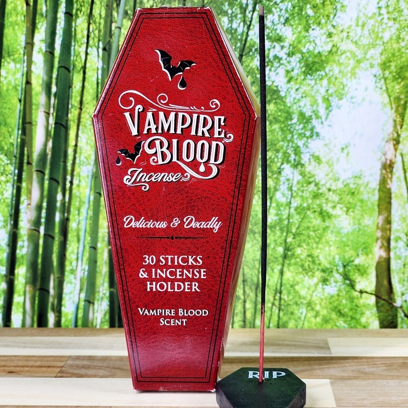 Vampire Blood Incense pack with holder