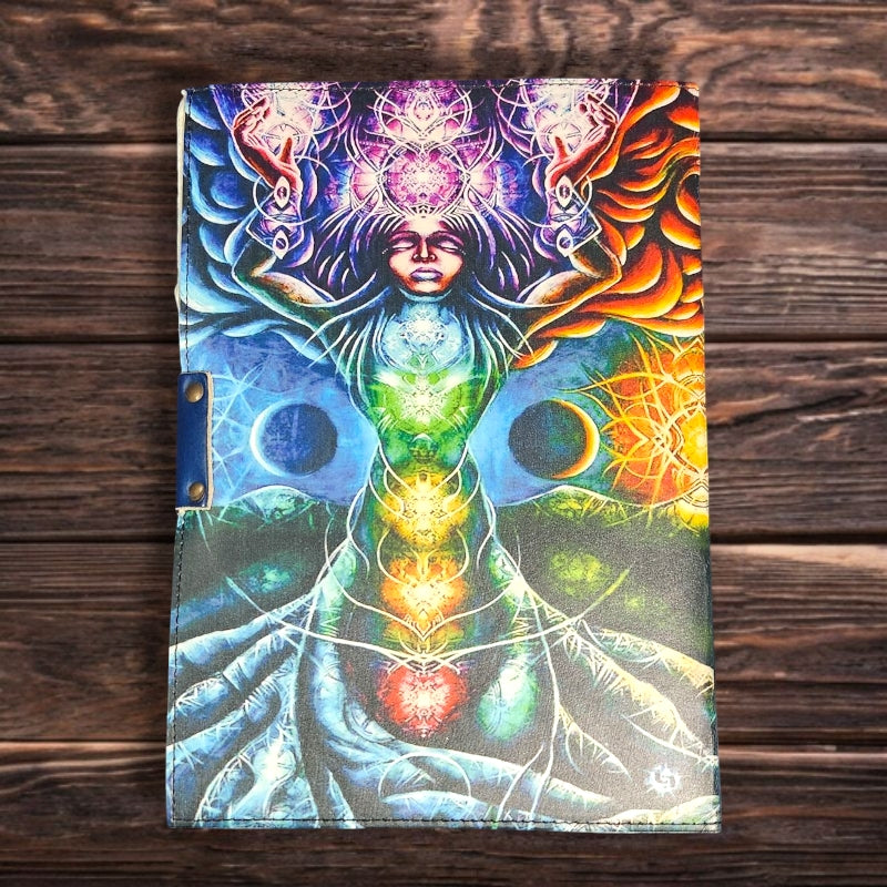 Leather Chakra Goddess Book of Shadows