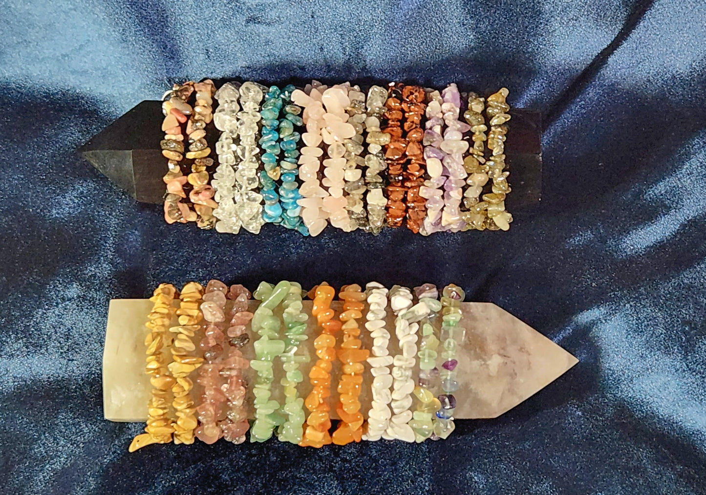 Crystal Chip Braclets - Gray Witch Supply Company