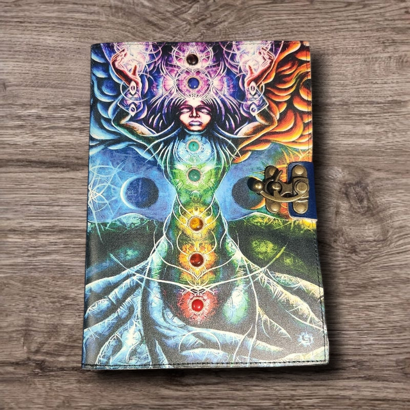 Leather Chakra Goddess Book of Shadows