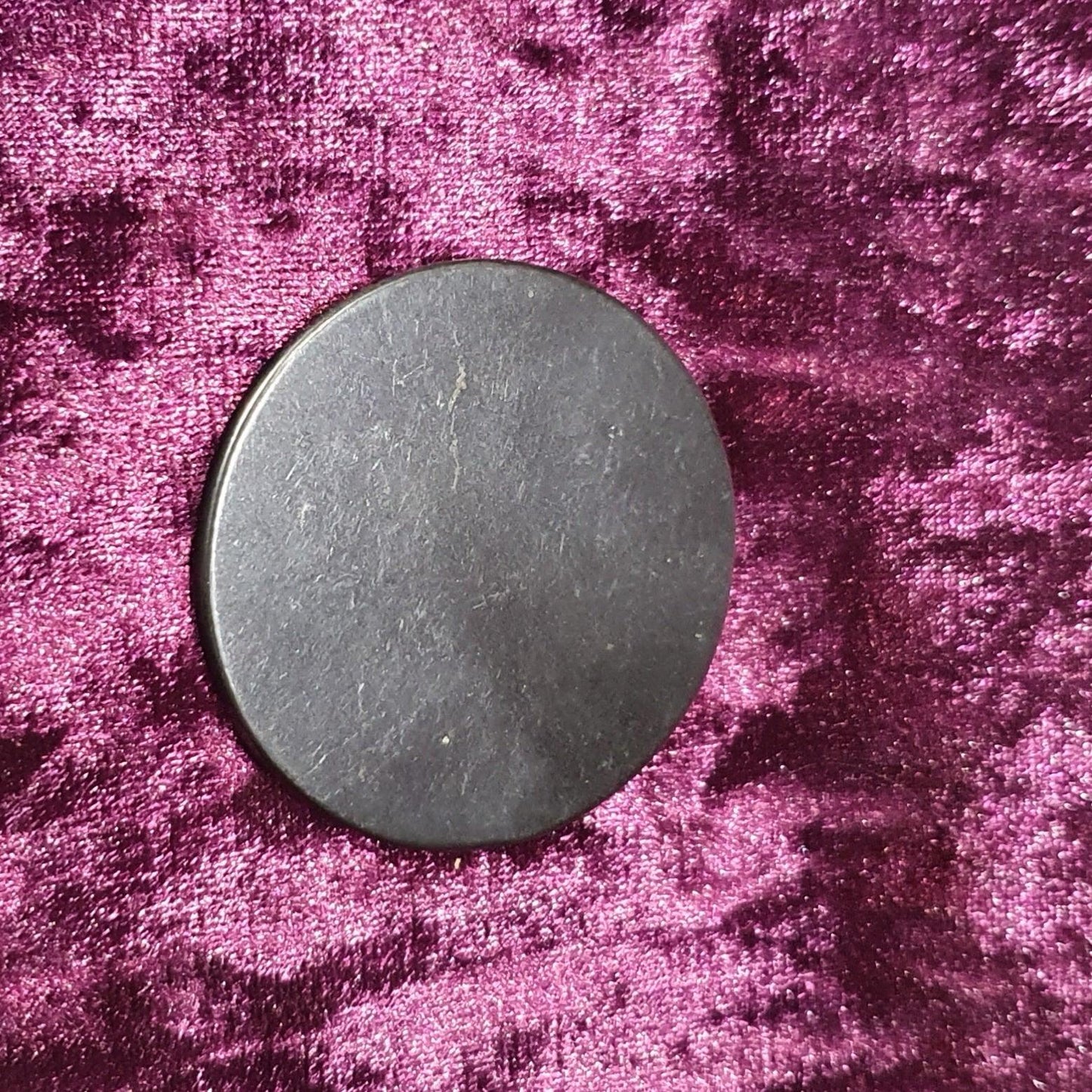 Shungite Protection Plate - 50mm - Gray Witch Supply Company